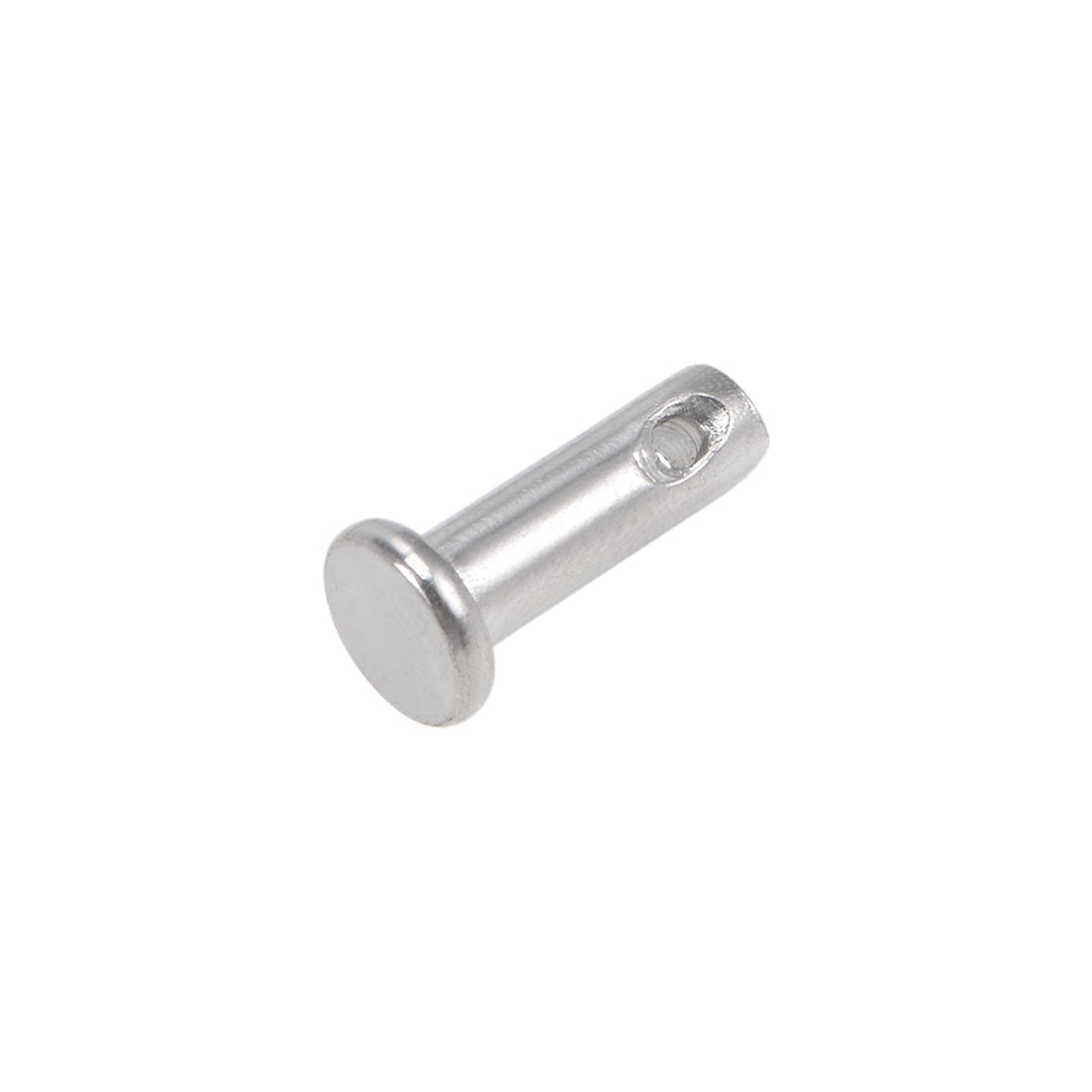 uxcell Uxcell Single Hole Clevis Pins - 4mm x 12mm Flat Head 304 Stainless Steel Link Hinge Pin 4Pcs