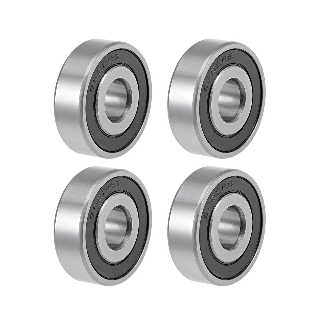 uxcell Uxcell Deep Groove Ball Bearing Metric Double Seal Chrome Steel ABEC1 Z2