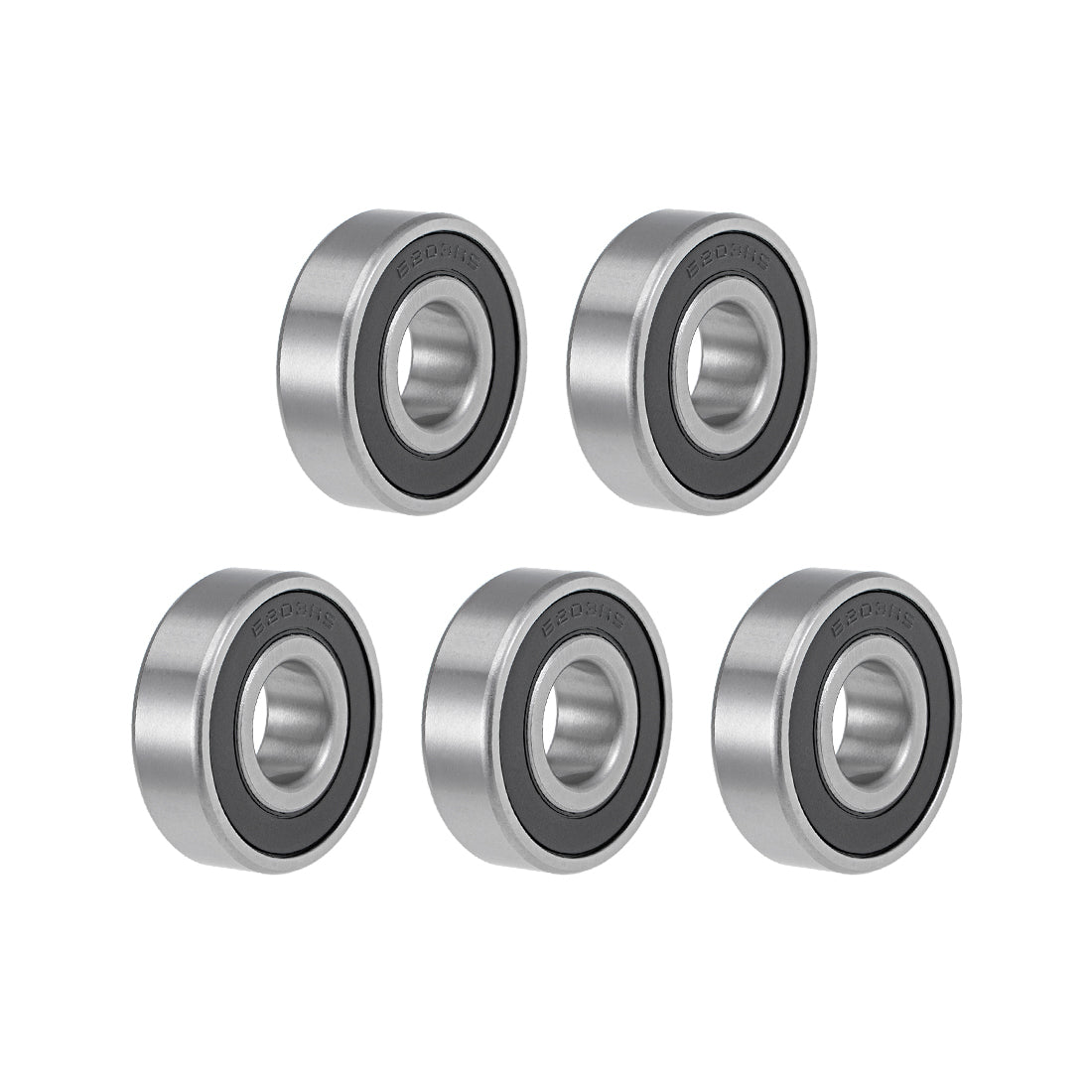 uxcell Uxcell Deep Groove Ball Bearings Metric Double Sealed Chrome Steel Rollers Z2