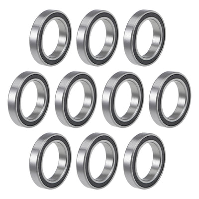 Harfington Uxcell Deep Groove Ball Bearings Thin Section Double Sealed Chrome Steel ABEC1