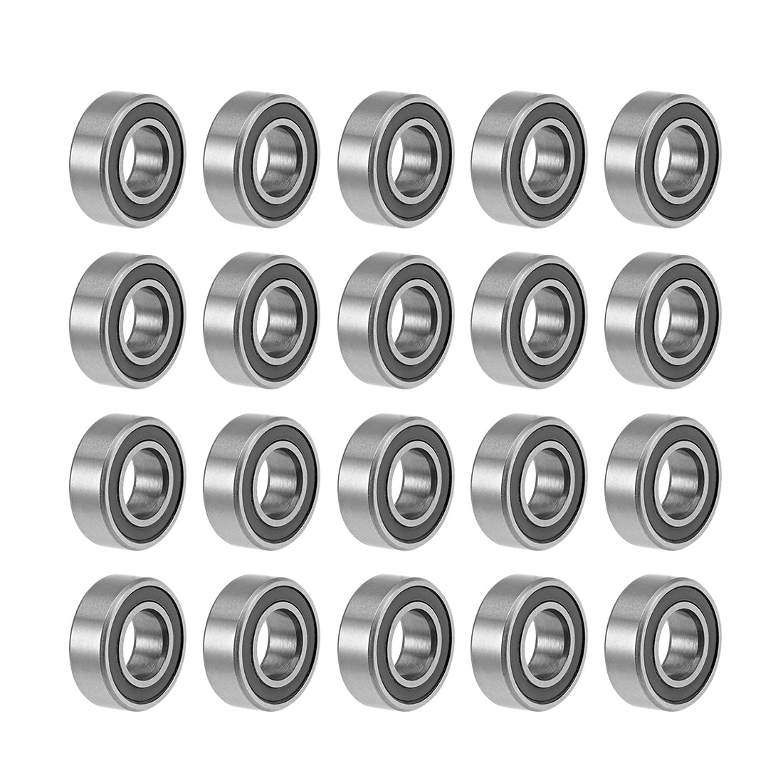 uxcell Uxcell Deep Groove Ball Bearings Metric Double Sealed Chrome Steel P0 Z2 Level