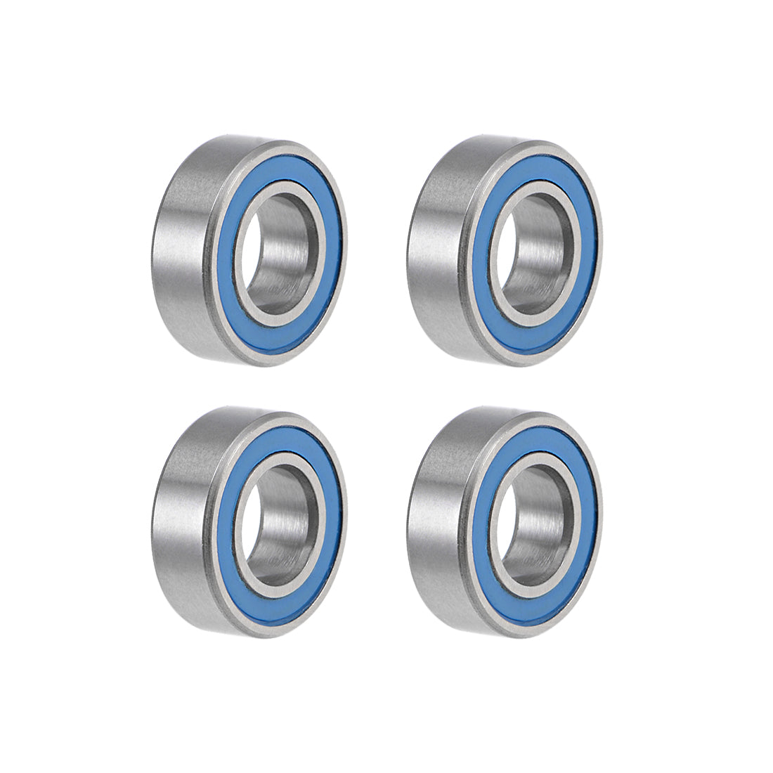 uxcell Uxcell Deep Groove Ball Bearings Metric Double Sealed Chrome Steel Blue P0 Z2