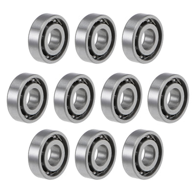 Harfington Uxcell Deep Groove Ball Bearings Metric Open Type Chrome Steel ABEC1 Z2