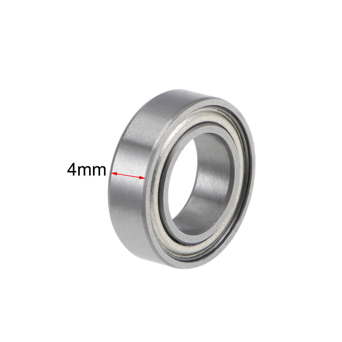 uxcell Uxcell MR148ZZ Ball Bearings Z2 8x14x4mm Double Shielded Chrome Steel 5pcs