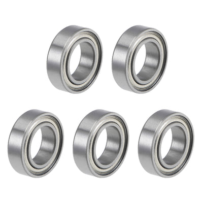 Harfington Uxcell MR148ZZ Ball Bearings Z2 8x14x4mm Double Shielded Chrome Steel 5pcs