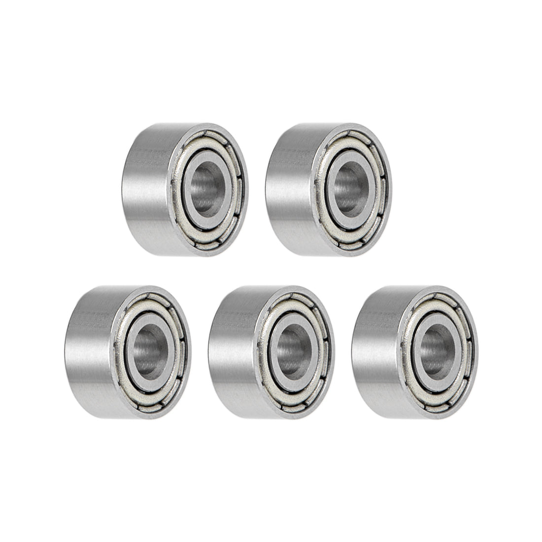 uxcell Uxcell MR93ZZ Ball Bearings Z2 3x9x4mm Double Shielded Chrome Steel 5pcs