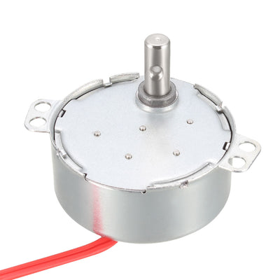 Harfington Uxcell Synchronous Synchron Motor Electric Synchron Motor Turntable Motor Cup Turner Motor AC 24V 5-6RPM 50-60Hz CCW 4W