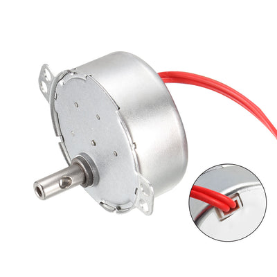 Harfington Uxcell Elektrische Synchronmotor Plattenspieler 12V AC 5-6U/min 50-60 Hz 4W CCW Richtung für Handgefertigten, Modell- oder Führungsmotor