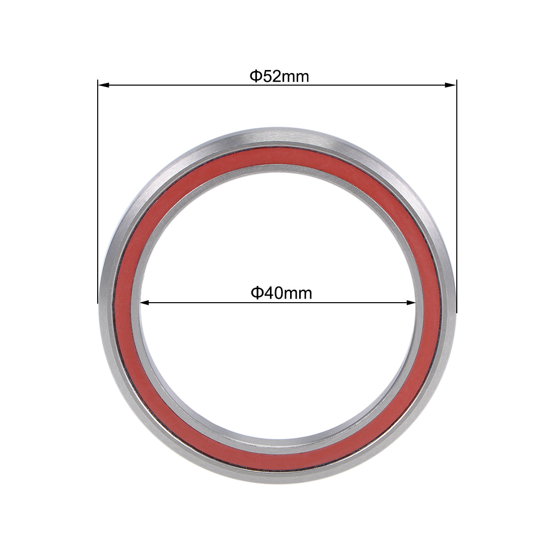 uxcell Uxcell MH-P16 Bicycle Headset Bearing 40x52x7mm Sealed Chrome Steel Bearings