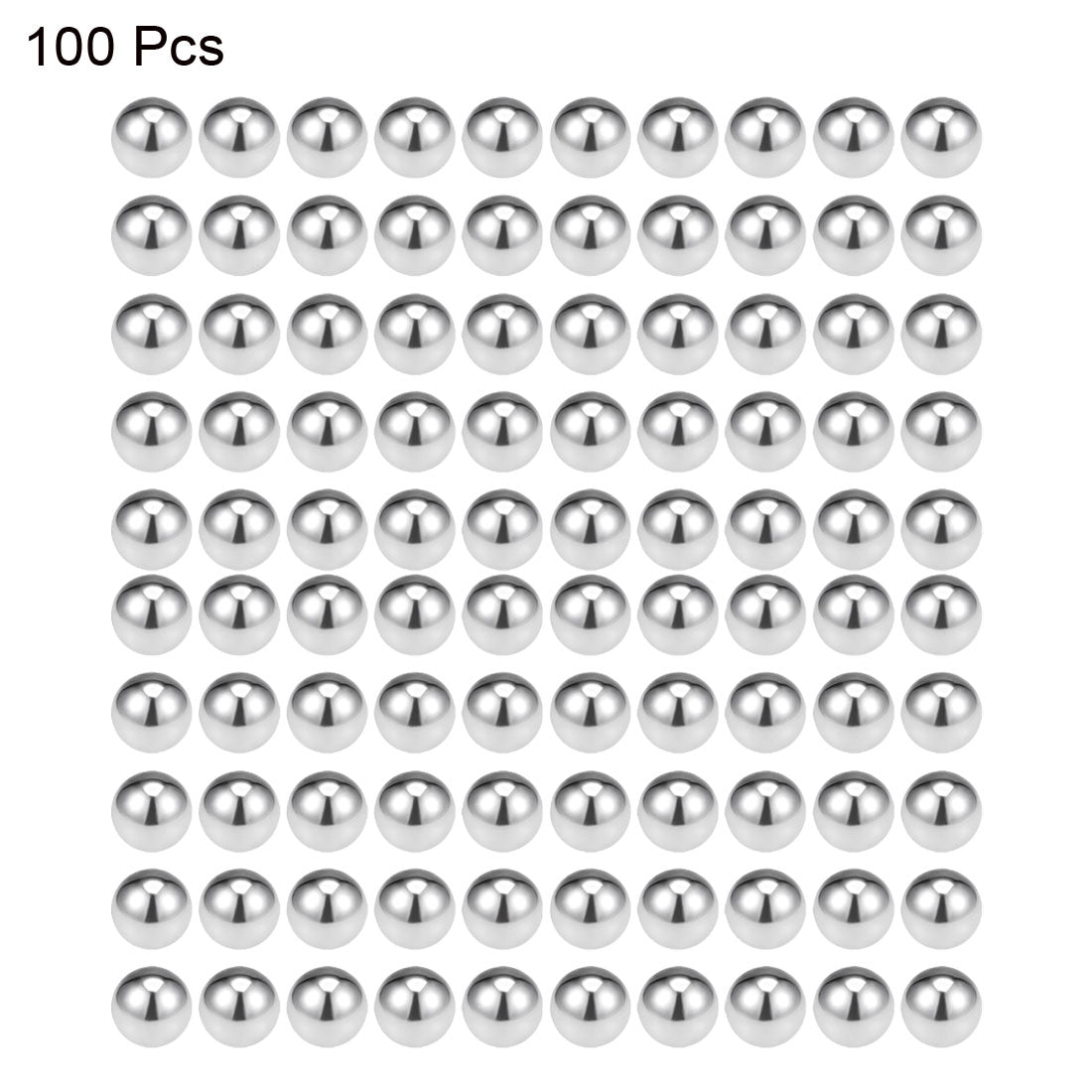 uxcell Uxcell 6mm Bearing Balls 316L Stainless Steel G100 Precision Balls 100pcs