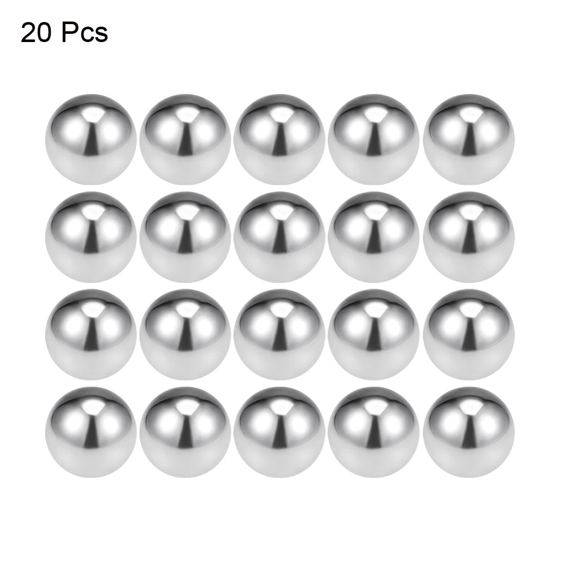 uxcell Uxcell 6mm Bearing Balls 316L Stainless Steel G100 Precision Balls 20pcs