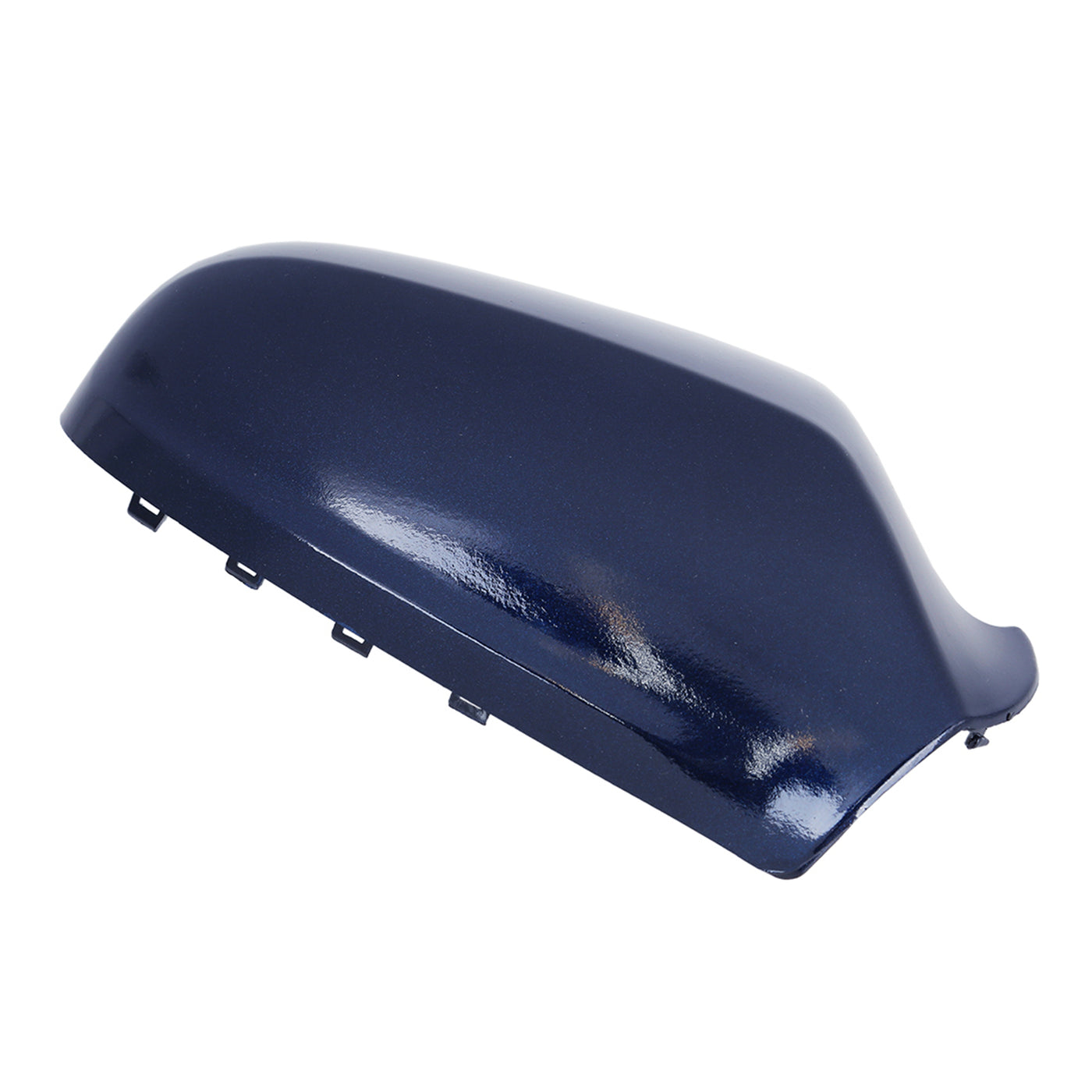 X AUTOHAUX Car Right Side Wing Door Mirror Cover Dark Blue for Vauxhall for Astra H MK5 04-08