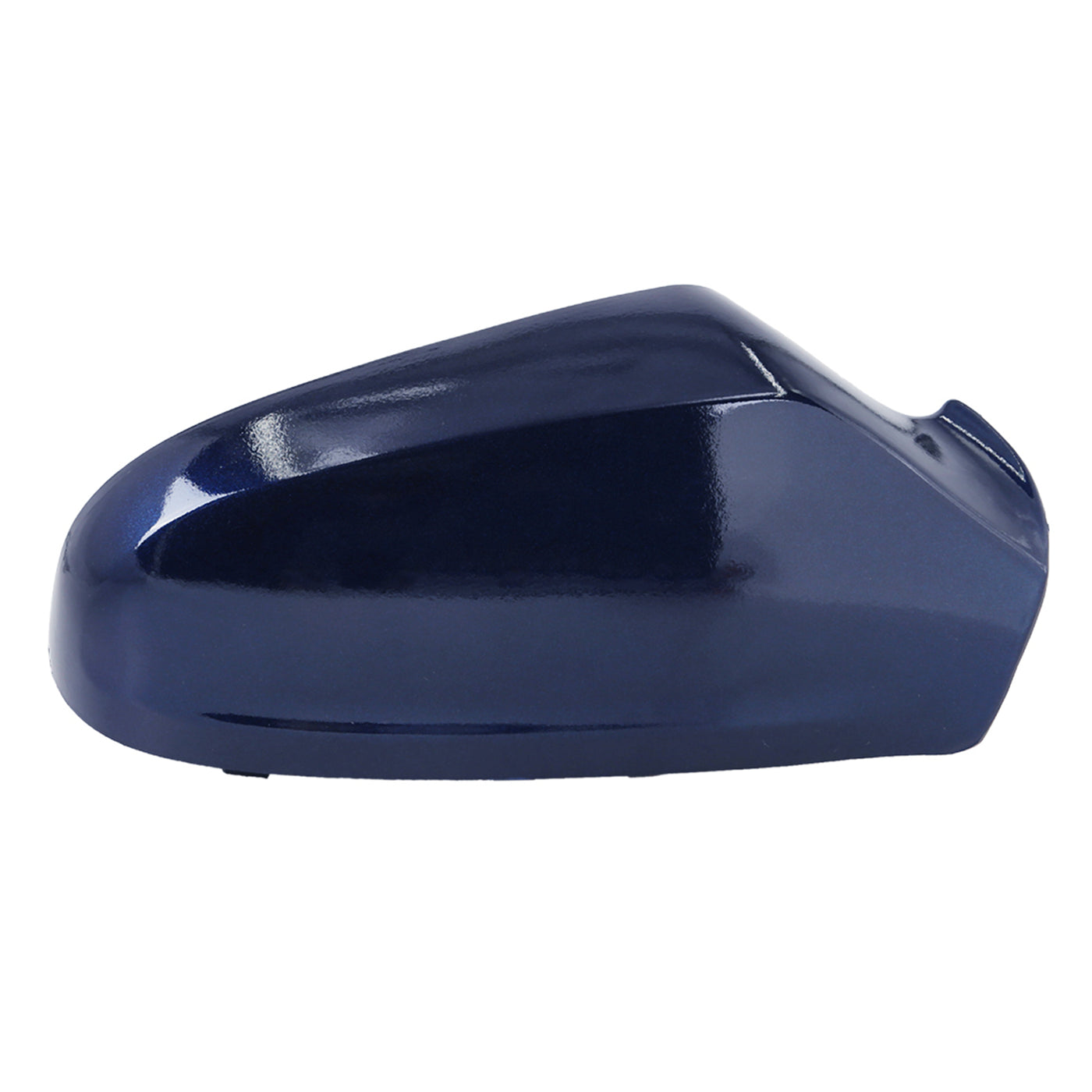 X AUTOHAUX Car Right Side Wing Door Mirror Cover Dark Blue for Vauxhall for Astra H MK5 04-08