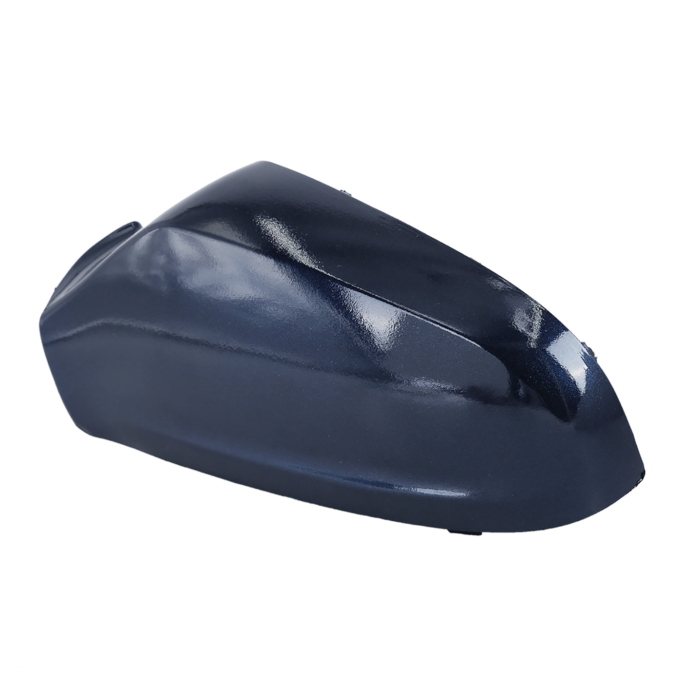 X AUTOHAUX Car Left Side Wing Door Mirror Cover Dark Blue for Vauxhall for Astra H MK5 04-09