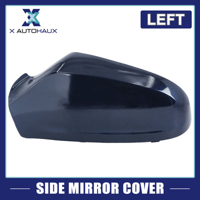 Harfington Car Left Side Wing Door Mirror Cover Dark Blue for Vauxhall for Astra H MK5 04-09