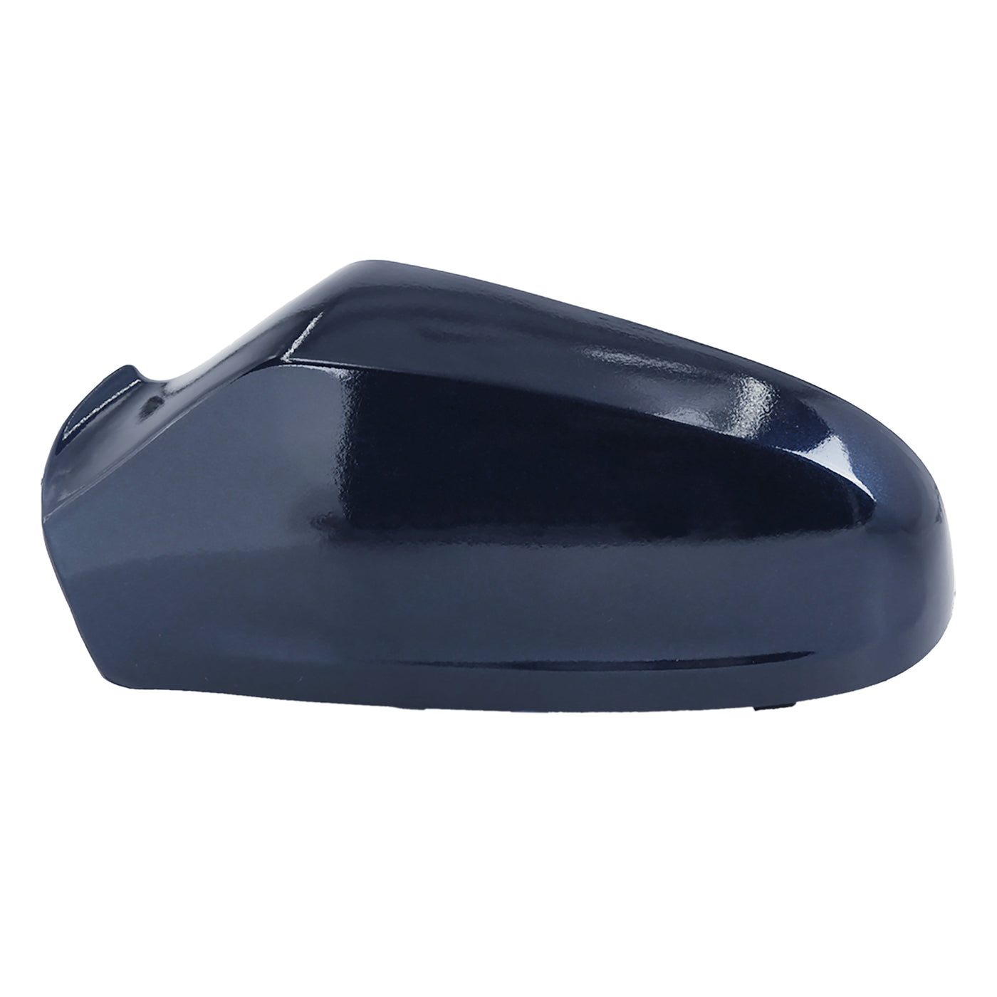 X AUTOHAUX Car Left Side Wing Door Mirror Cover Dark Blue for Vauxhall for Astra H MK5 04-09