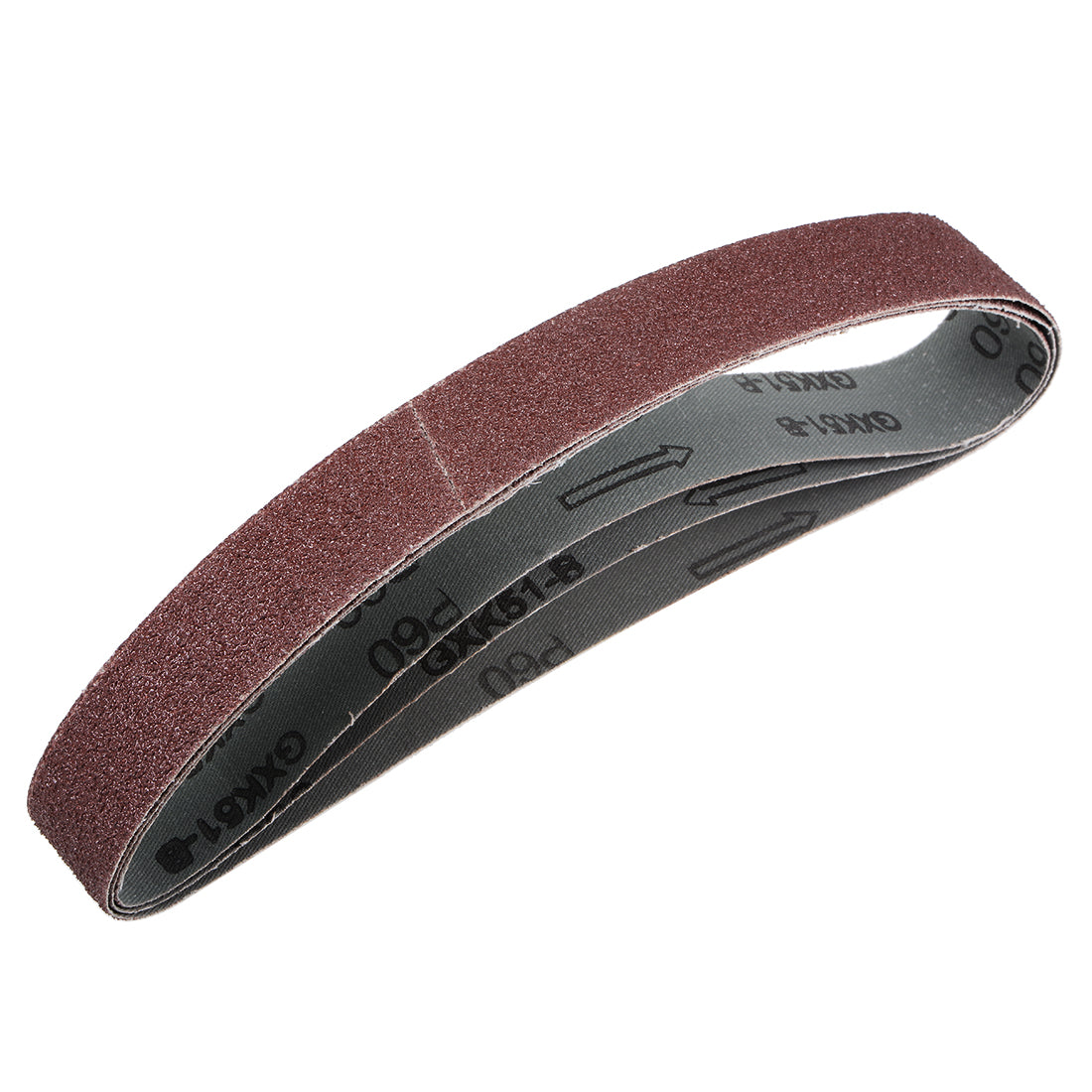 uxcell Uxcell 1.2 x 21 Inch Sanding Belt 60 Grit Aluminum Oxide Sand Belts 3pcs