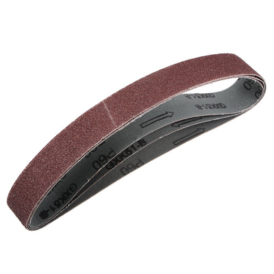 Harfington Uxcell 1.2 x 21 Inch Sanding Belt 60 Grit Aluminum Oxide Sand Belts 3pcs