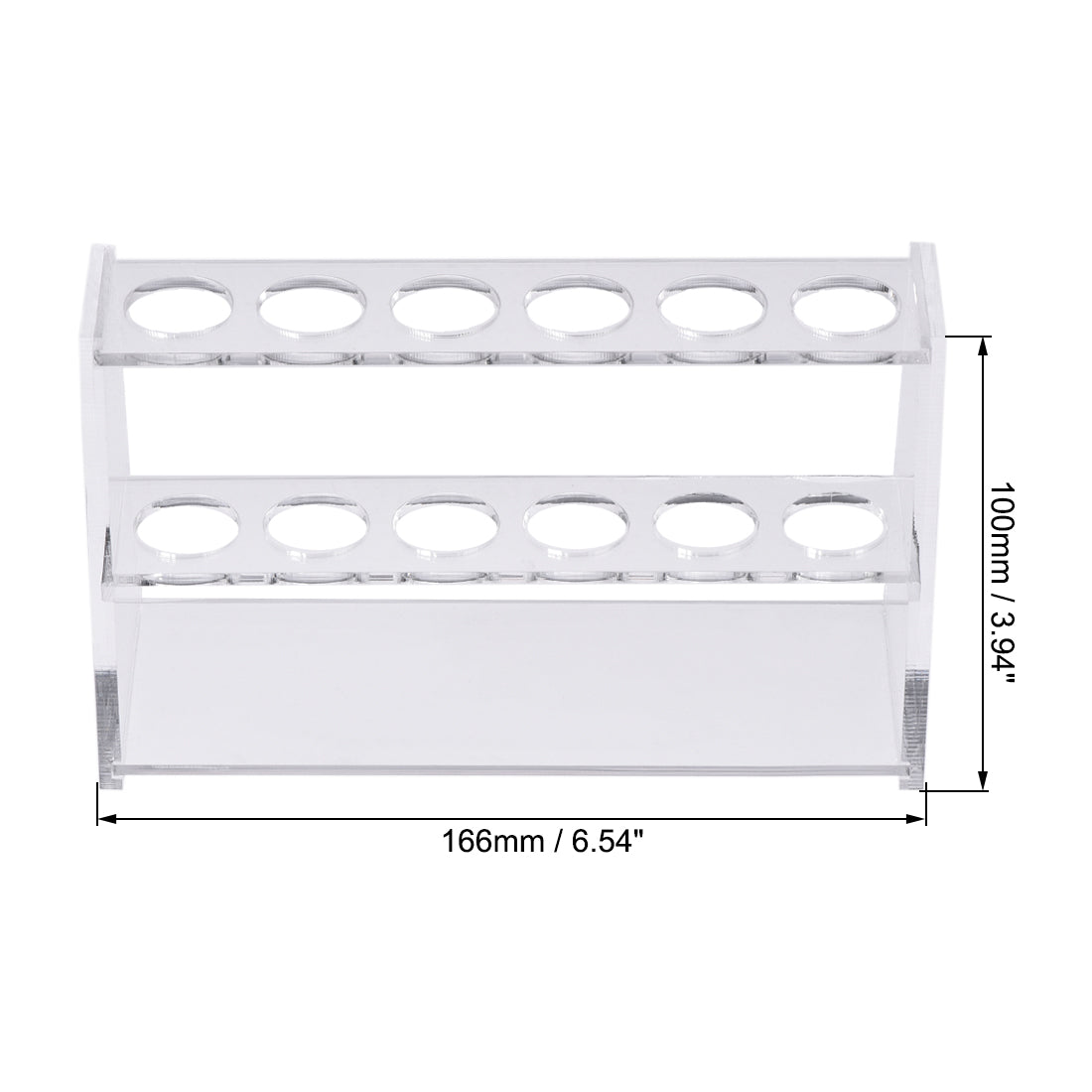 uxcell Uxcell Reagenzglashalter Rack 6 Wells für 25ml Zentrifugenröhrchen Klar