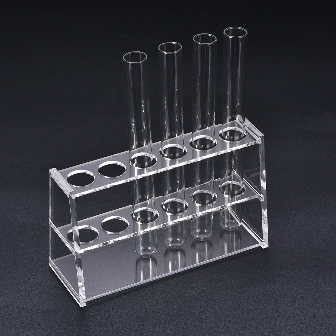 uxcell Uxcell Reagenzglashalter Rack 6 Wells für 25ml Zentrifugenröhrchen Klar