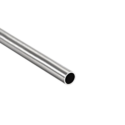 Harfington Uxcell 304 Stainless Steel Round Tubing 5mm OD 0.4mm Wall Thickness 250mm Length Seamless Straight Pipe Tube 2 Pcs