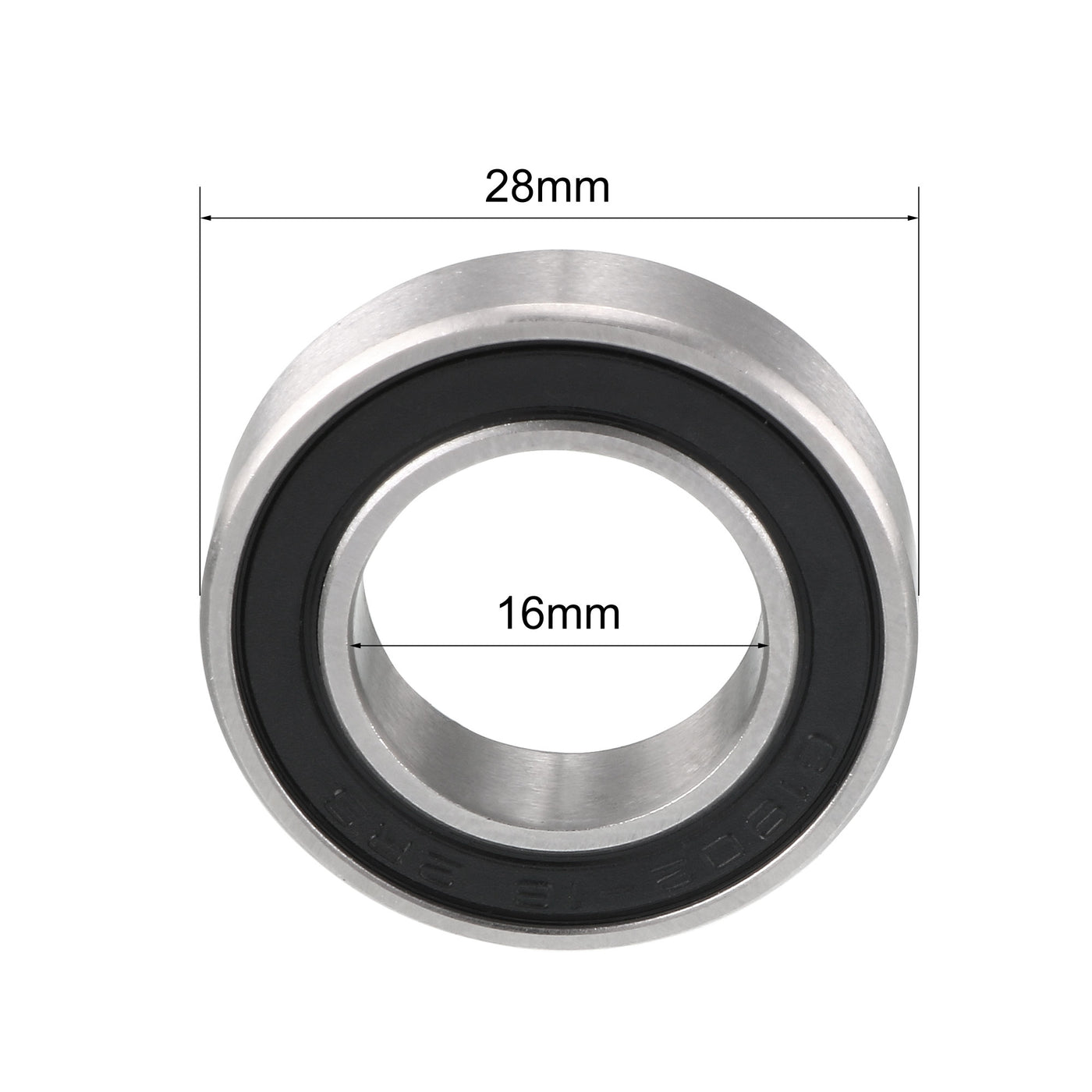 Harfington Deep Groove Ball Bearings, Non-Standard, Double Sealed Chrome Steel