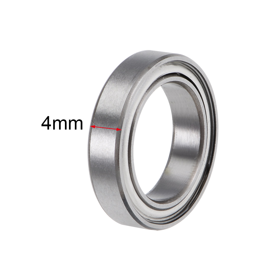 uxcell Uxcell 6701ZZ Deep Groove Ball Bearings Z2 12x18x4mm Double Shielded Chrome Steel 10pcs