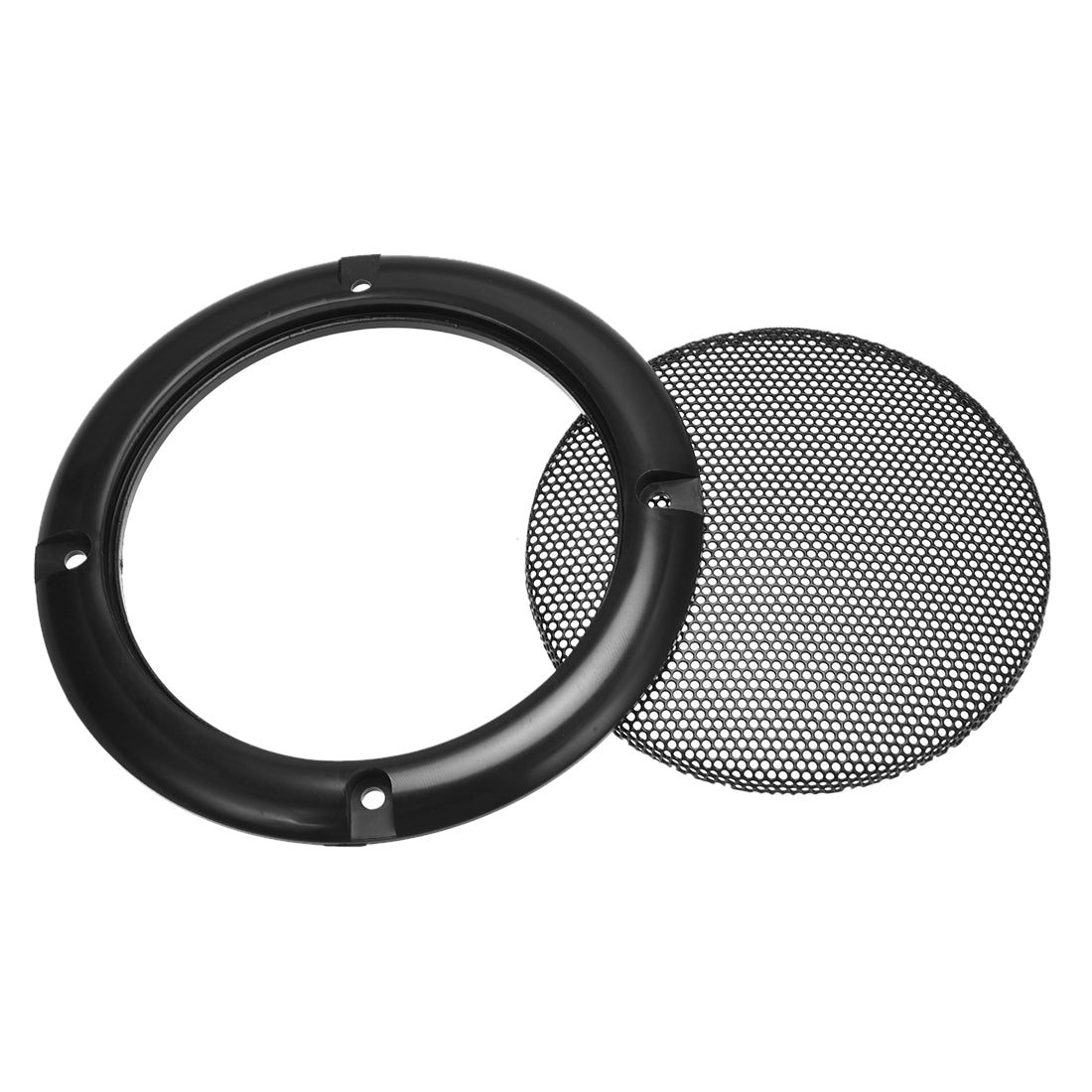 uxcell Uxcell Lautsprecher Gitter Abdeckung 4 Zoll 124mm Masche Dekorativ Kreis Subwoofer Schutz Schwarz