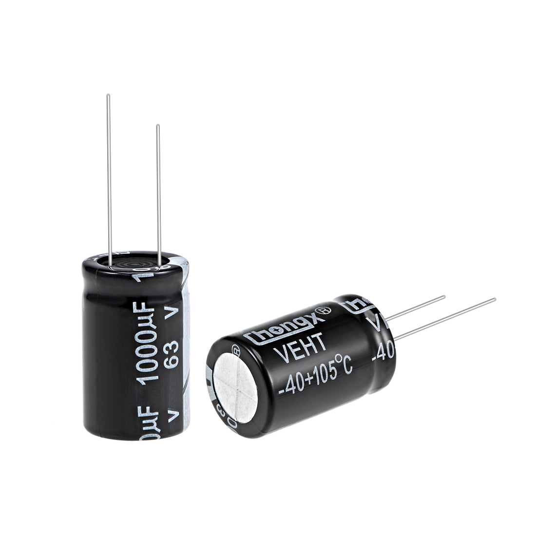 uxcell Uxcell 1000uF 63V Capacitor, Aluminum Electrolytic Capacitors 105C High Temp 10pcs