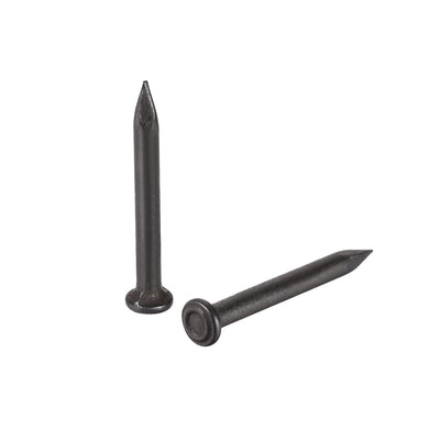 Harfington Uxcell 400 Stück Hardware Nägel Punktspitze Wandzementnagel 20mm(0.8") 2mm Stangendurchm. Kohlenstoffstahl Schwarz