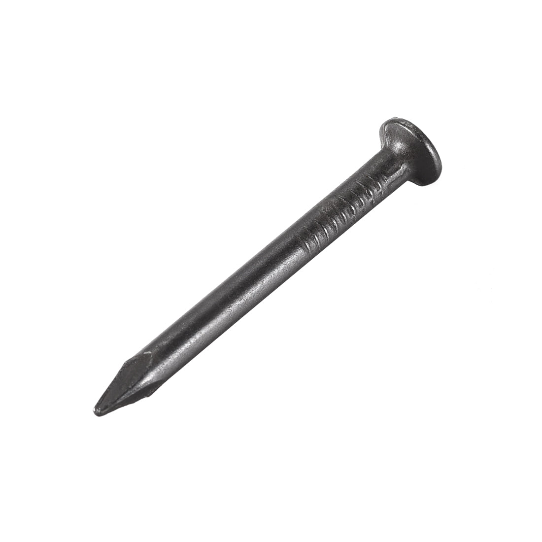 uxcell Uxcell 250 Stück Hardware Nägel Kohlenstoffstahl Punktspitze Wand Zementnagel 30mm(1.2") 3mm Stangendurchm. Schwarz