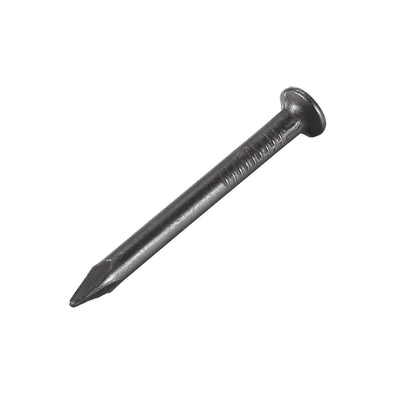 Harfington Uxcell 250 Stück Hardware Nägel Kohlenstoffstahl Punktspitze Wand Zementnagel 30mm(1.2") 3mm Stangendurchm. Schwarz