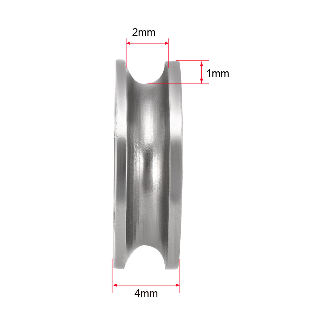 uxcell Uxcell U604ZZ Deep Groove Ball Bearings 4mmx13mmx4mm Double Metal Shielded Carbon Steel Bearings 10pcs