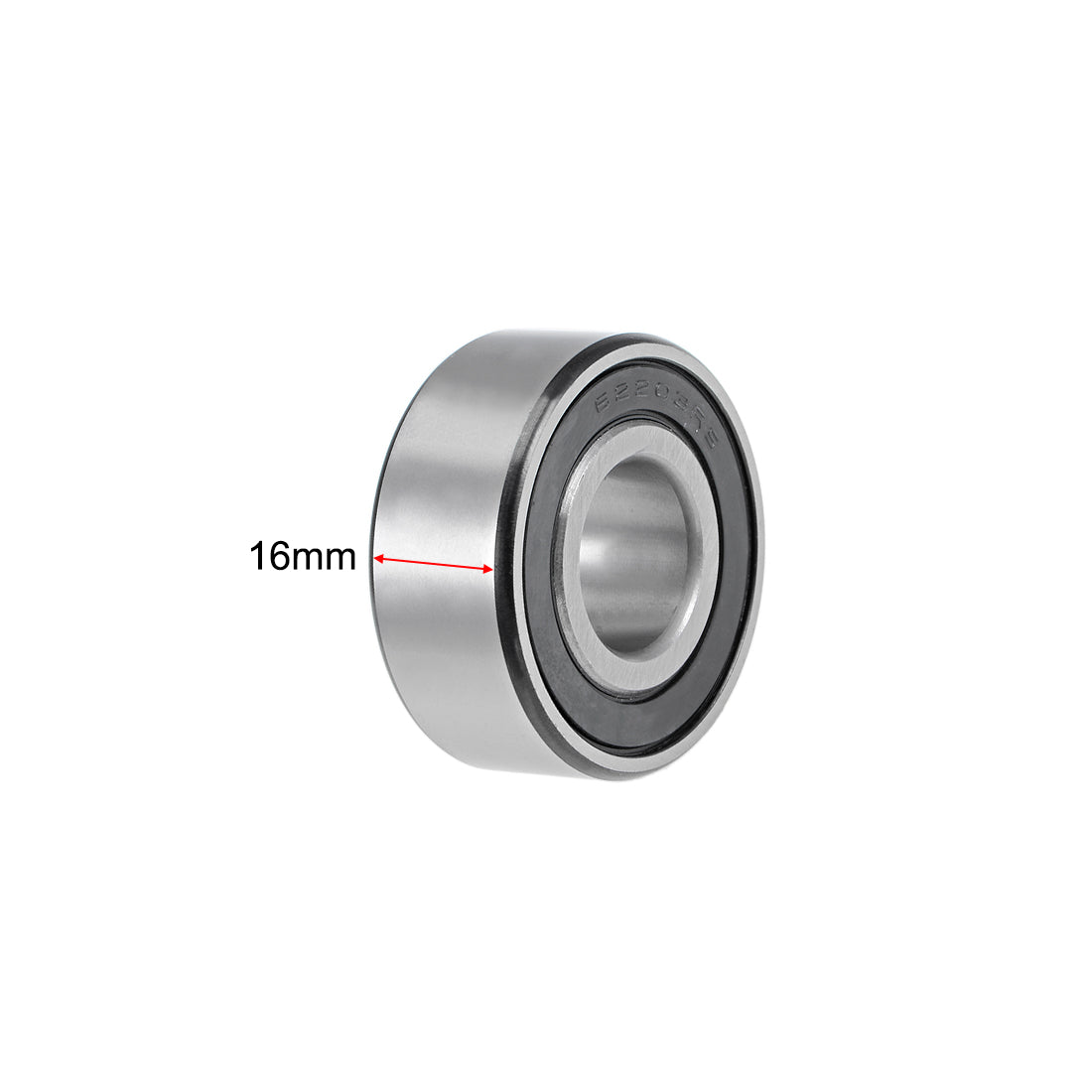 uxcell Uxcell Deep Groove Ball Bearings Double Seal Chrome Steel