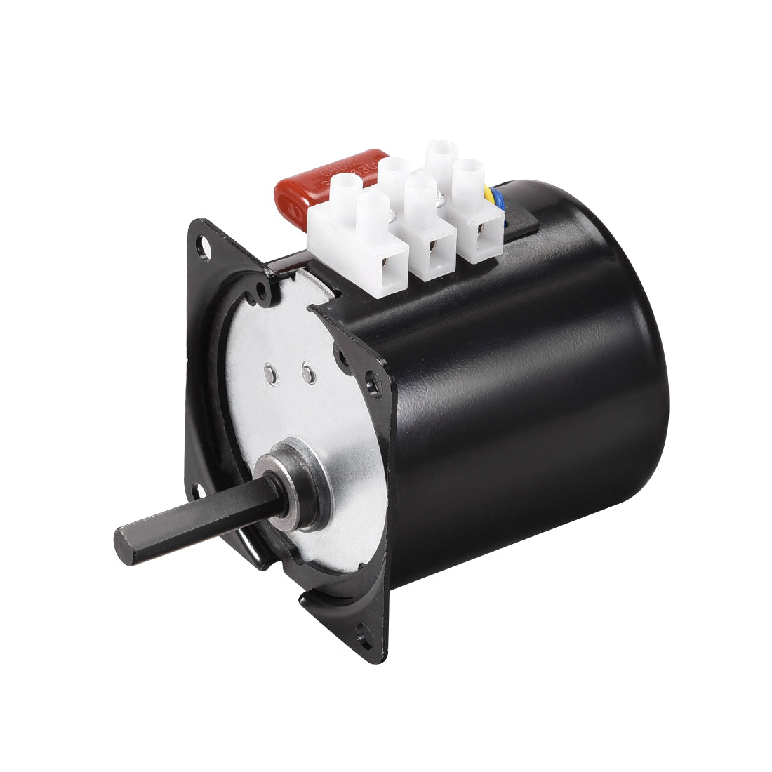 uxcell Uxcell AC 110V Synchronous Motor Metal Gear CW/CCW 2.5RPM 14W 7mm Dia Eccentric Shaft