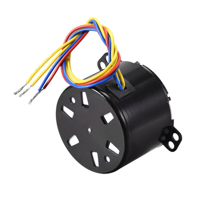 Harfington Uxcell AC220V Synchronous Motor Plastic Gear 20RPM 7mm Dia Eccentric Shaft with Hole