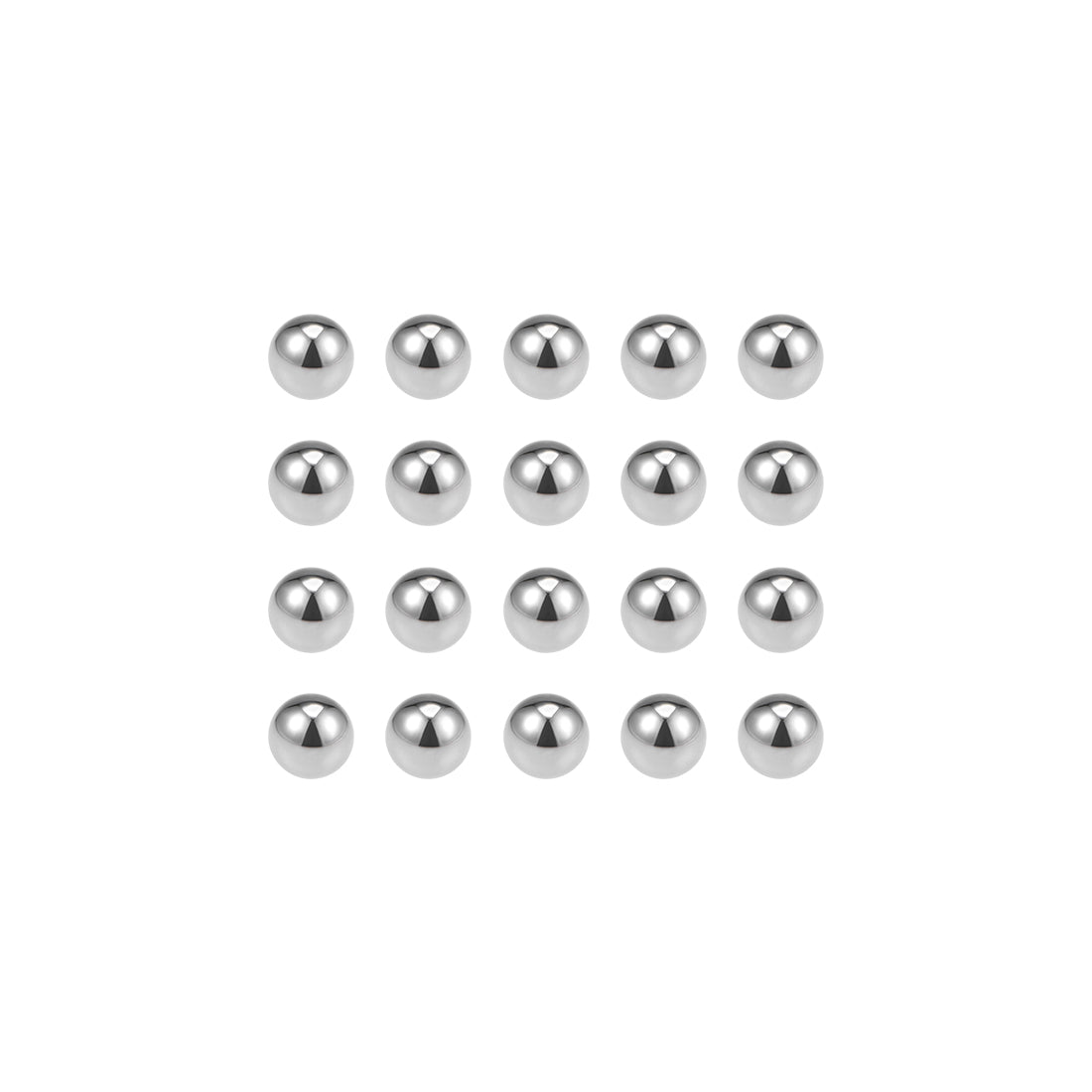 uxcell Uxcell Precision Balls 17/64" Solid Chrome Steel G10 for Ball Bearing Wheel 50pcs