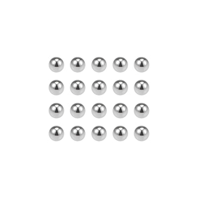 Harfington Uxcell Precision Balls 17/64" Solid Chrome Steel G10 for Ball Bearing Wheel 50pcs