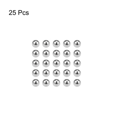 Harfington Uxcell Precision Balls 1/8" Solid Chrome Steel G10 for Ball Bearing Wheel 25pcs