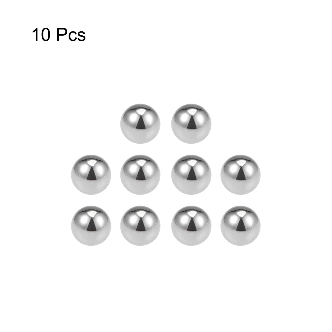 uxcell Uxcell Precision Balls 7/8" Solid Chrome Steel G25 for Ball Bearing Wheel 10pcs