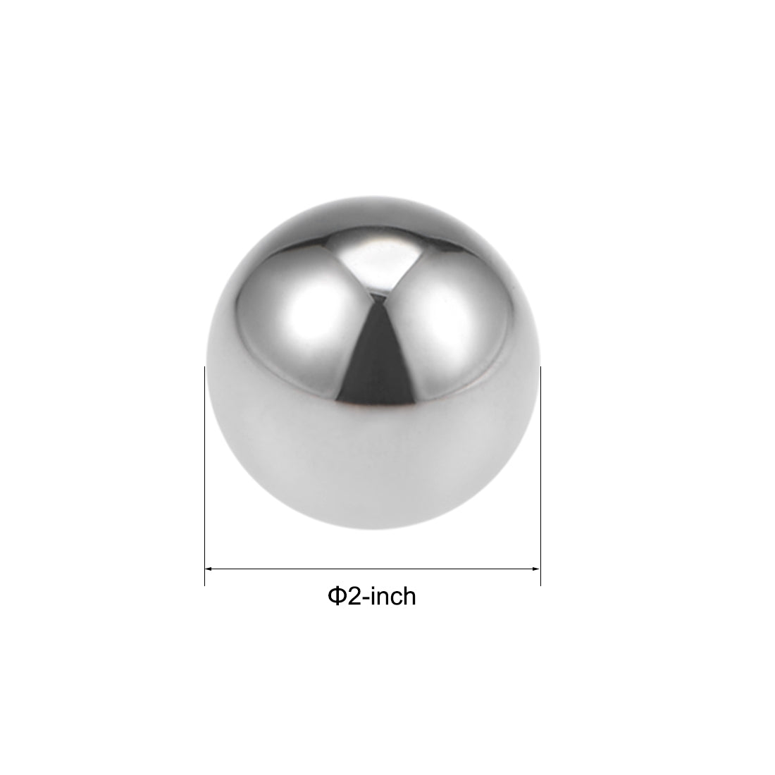 uxcell Uxcell Precision Balls 1-1/8" Solid Chrome Steel G25 for Ball Bearing Wheel