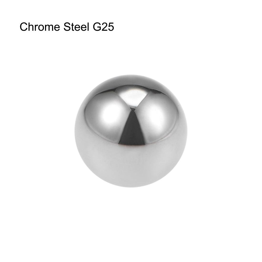 uxcell Uxcell Precision Balls 1-1/8" Solid Chrome Steel G25 for Ball Bearing Wheel