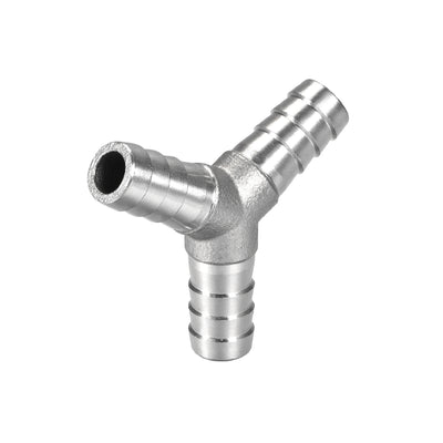 Harfington Uxcell 5/8-Inch (16mm) Hose ID Barb Fitting Stainless Steel 3 Way Y Shaped Union Home Brew Fitting