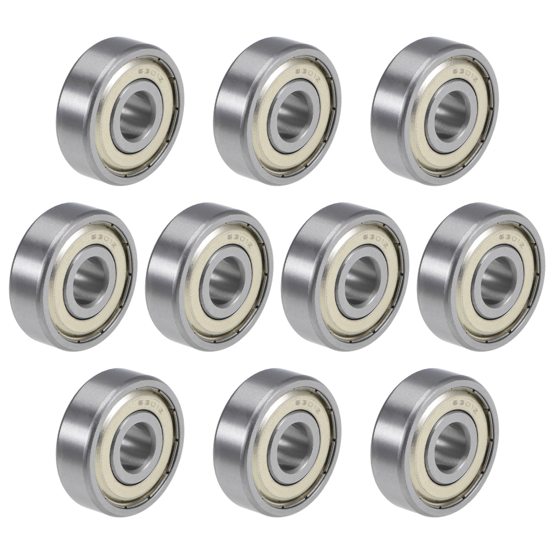 uxcell Uxcell Deep Groove Ball Bearings Metric Double Shield Chrome Steel Roller P0 Z2