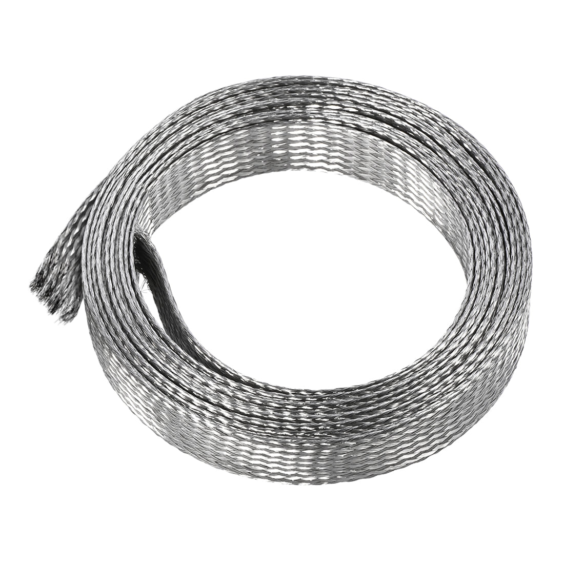 uxcell Uxcell 9.8Ft - 41/64 Inch 304 Stainless Steel Sleeving Expandable Hose Cover