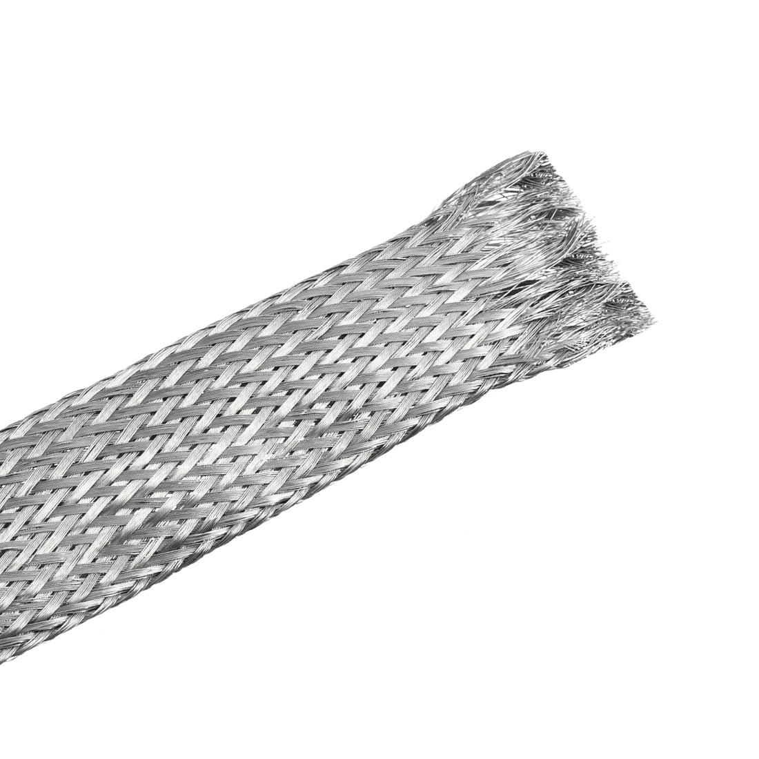 uxcell Uxcell 9.8Ft - 41/64 Inch 304 Stainless Steel Sleeving Expandable Hose Cover