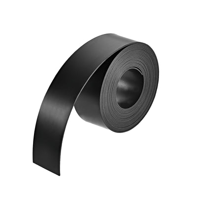 Harfington Uxcell Black  Magnetic Strip for Crafts, 1 Inch x 9.8 Feet