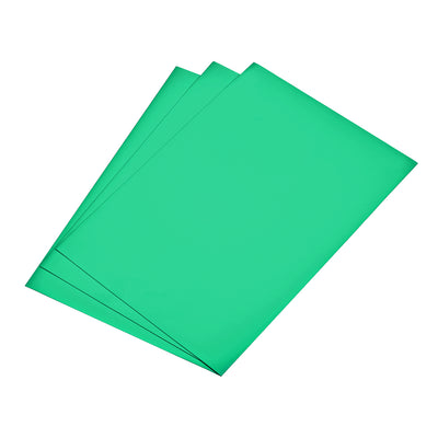 Harfington Uxcell A4 Plain Magnet Sheets for Crafts or Applying Adhesive Items 24 Mil Green 3pcs