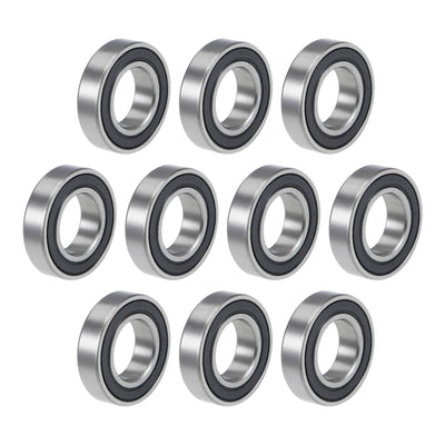 Harfington Uxcell Deep Groove Ball Bearings Thin Section Double Sealed Chrome Steel ABEC3