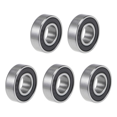 Harfington Uxcell 699-2RS Deep Groove Ball Bearings 9x20x6mm Double Sealed Chrome Steel P6 5pcs